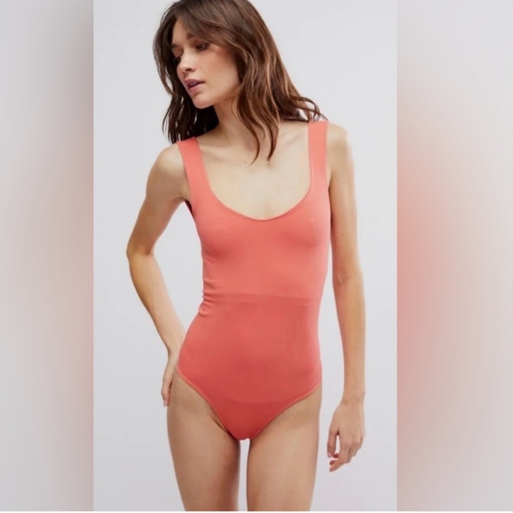 Free People Intimately Clean Lines Bodysuit Size L/XL